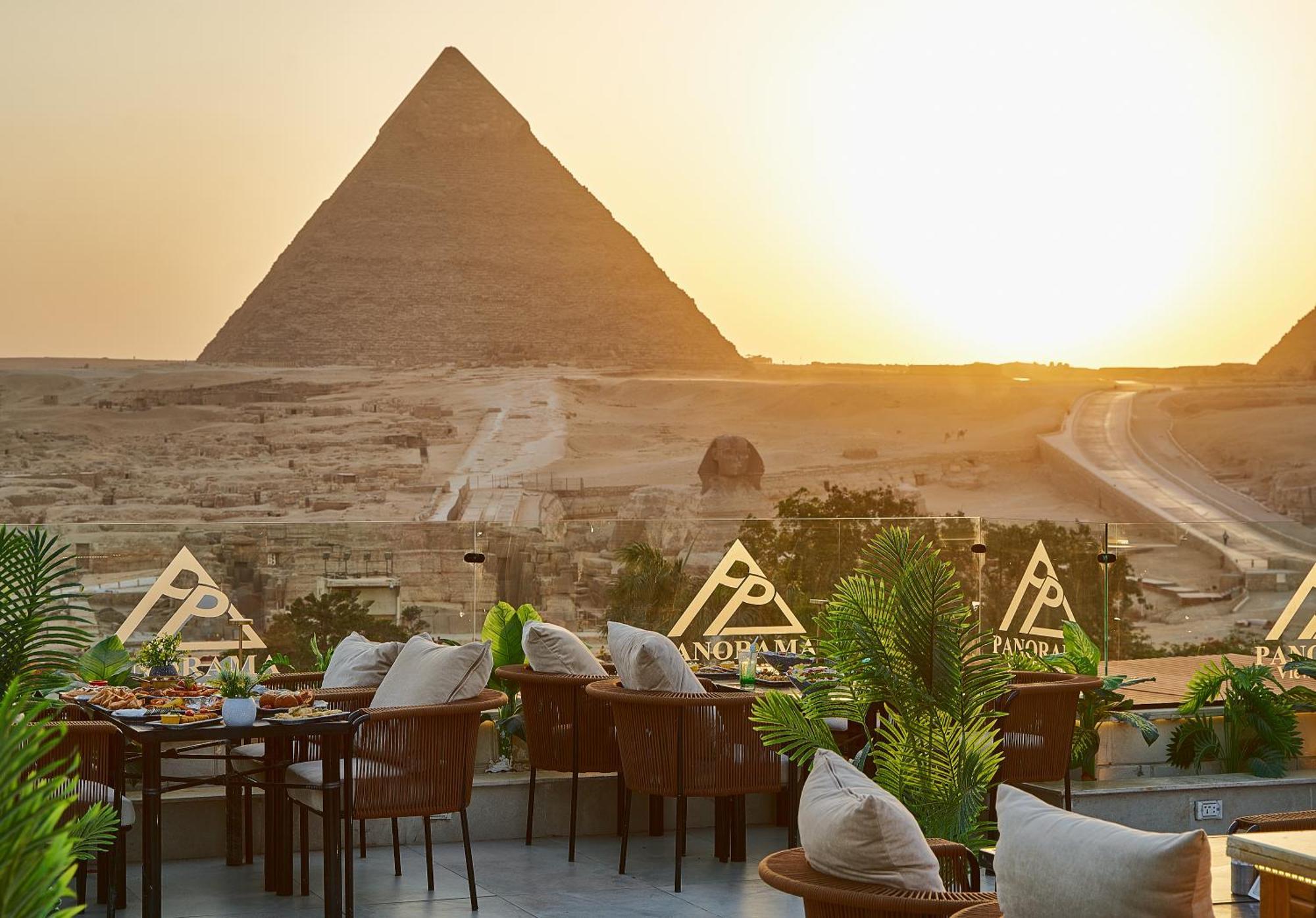 Hotel Panorama View Pyramids Kafret el-Gabal Exteriér fotografie
